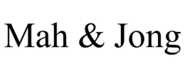 MAH & JONG trademark