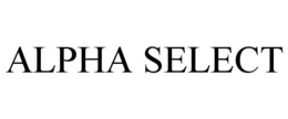 ALPHA SELECT trademark