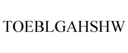 TOEBLGAHSHW trademark