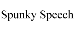 SPUNKY SPEECH trademark