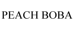 PEACH BOBA trademark