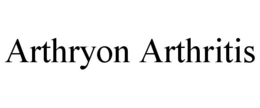 ARTHRYON ARTHRITIS trademark