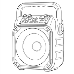 BLUE 14 OFF 1 2 3 4 5 6 7 8 9 0 DC CV OFF ON ON USB MIC IN TF trademark