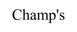 CHAMP'S trademark