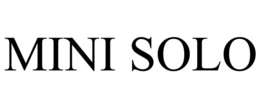 MINI SOLO trademark