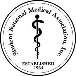 STUDENT NATIONAL MEDICAL ASSOCIATION, INC. ESTABLISHED 1964 trademark