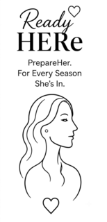 READY HERE PREPAREHER. FOR EVERY SEASON SHE'S IN. trademark