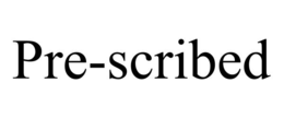 PRE-SCRIBED trademark