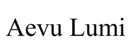 AEVU LUMI trademark