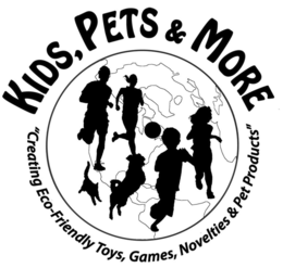 KIDS, PETS & MORE"CREATING ECO-FRIENDLY TOYS, GAMES, NOVELTIES & PET PRODUCTS" trademark