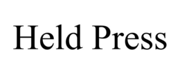 HELD PRESS trademark
