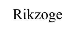 RIKZOGE trademark