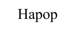 HAPOP trademark