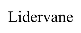 LIDERVANE trademark
