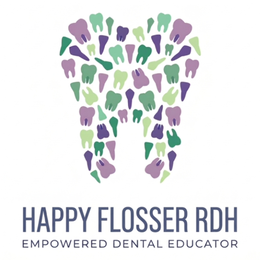 HAPPY FLOSSER RDH EMPOWERED DENTAL EDUCATOR trademark