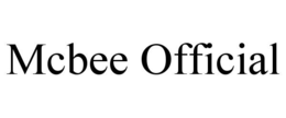 MCBEE OFFICIAL trademark