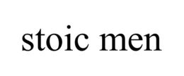 STOIC MEN trademark