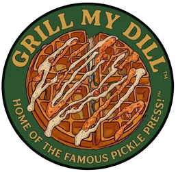 GRILL MY DILL HOME OF THE FAMOUS PICKLE PRESS trademark