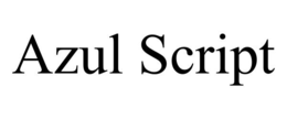 AZUL SCRIPT trademark