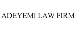 ADEYEMI LAW FIRM trademark