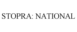 STOPRA: NATIONAL trademark