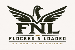 FNL FLOCKED N LOADED EVERY SEASON. EVERY BIRD. EVERY HUNTER. trademark