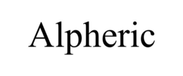 ALPHERIC trademark