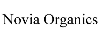NOVIA ORGANICS trademark