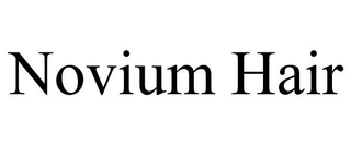 NOVIUM HAIR trademark