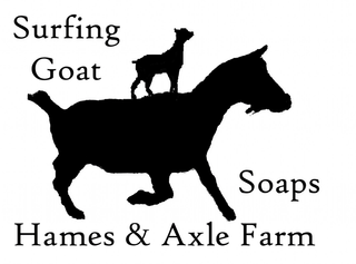 SURFING GOAT SOAPS HAMES & AXLE FARM trademark