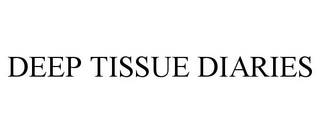 DEEP TISSUE DIARIES trademark