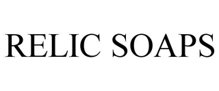 RELIC SOAPS trademark