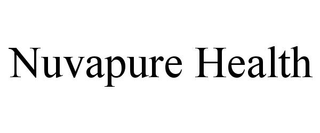 NUVAPURE HEALTH trademark