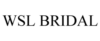 WSL BRIDAL trademark