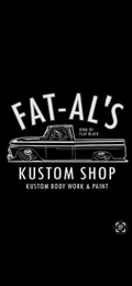FAT-AL'S KING OF FLAT BLACK KUSTOM SHOP KUSTOM BODY WORK & PAINT trademark