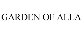 GARDEN OF ALLA trademark
