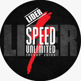 LIDER SPEED UNLIMITED ENERGY DRINK trademark