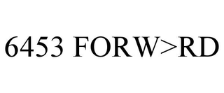 6453 FORW>RD trademark