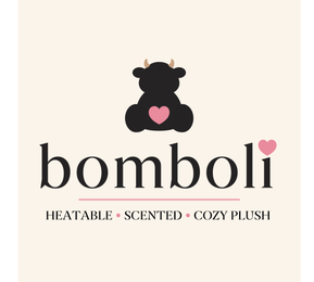 BOMBOLI HEATABLE · SCENTED · COZY PLUSH trademark