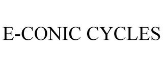 E-CONIC CYCLES trademark