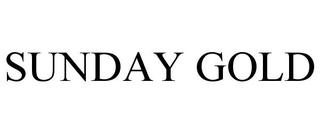 SUNDAY GOLD trademark