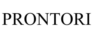 PRONTORI trademark