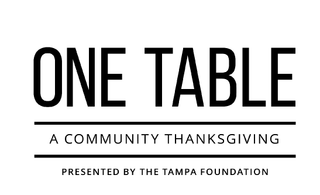 ONE TABLE A COMMUNITY THANKSGIVING PRESENTED BY THE TAMPA FOUNDATION trademark