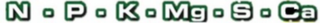 N · P · K · MG · S · CA trademark