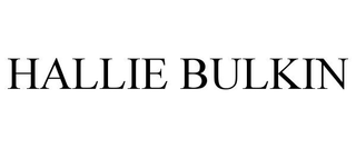HALLIE BULKIN trademark