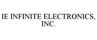IE INFINITE ELECTRONICS, INC. trademark