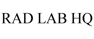 RAD LAB HQ trademark