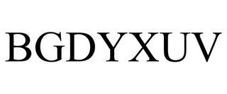 BGDYXUV trademark
