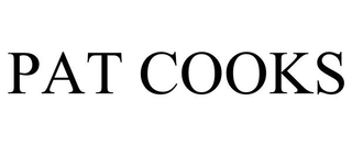 PAT COOKS trademark