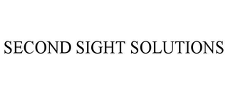 SECOND SIGHT SOLUTIONS trademark